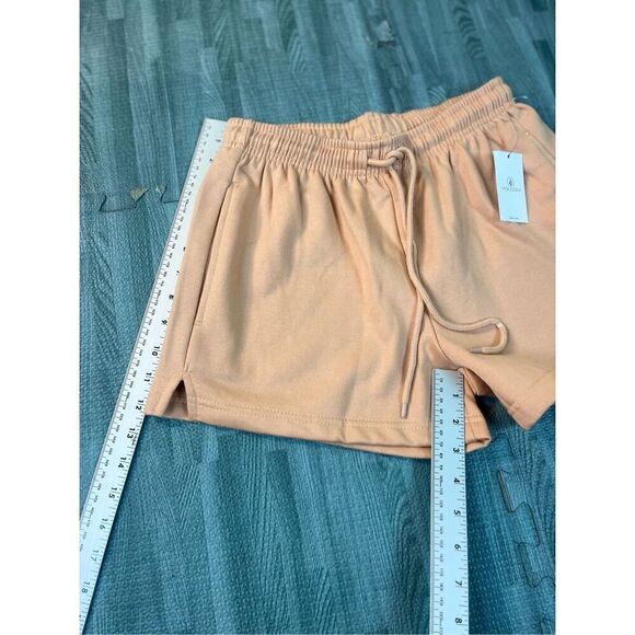 Volcom Shorts Just Chill Shorts With Pockets Women’s Size XS Peach - Picture 4 of 8